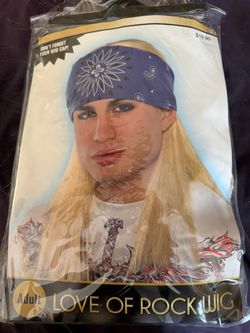 Love of Rock Adult Costume Wig