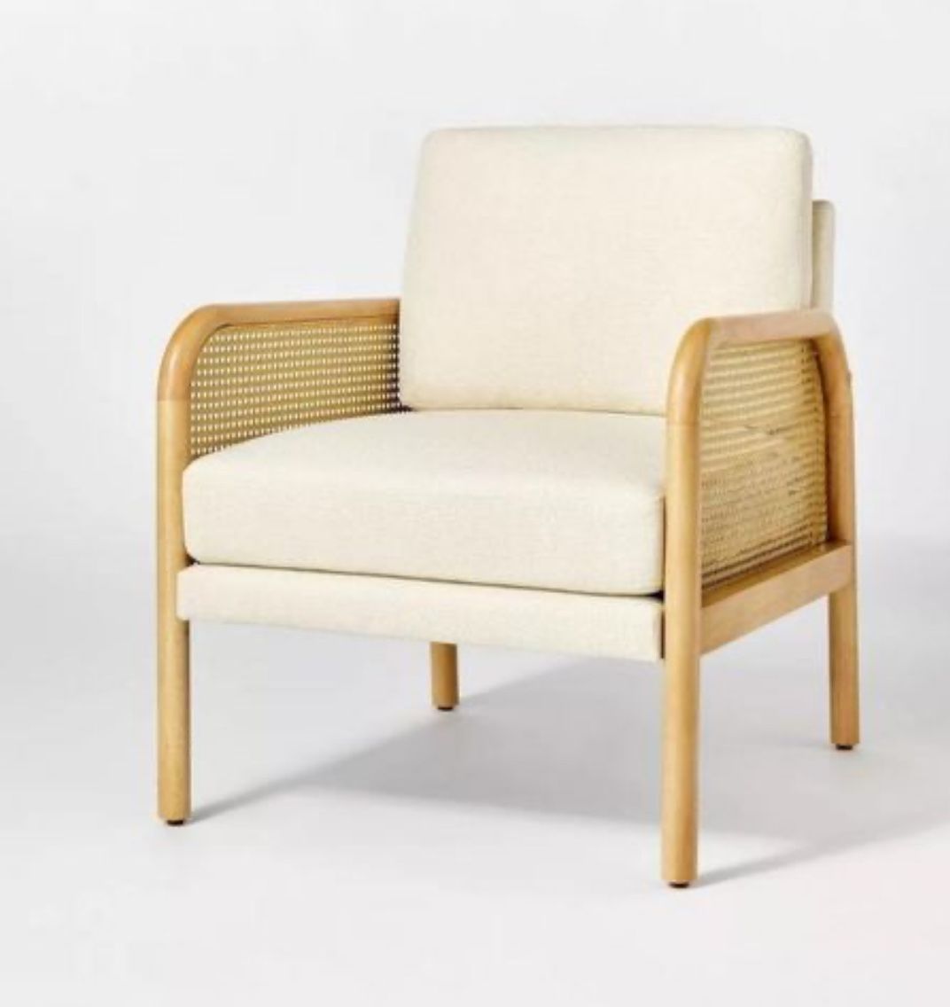 Cane Accent Chair Cream - Threshold designed with Studio McGee