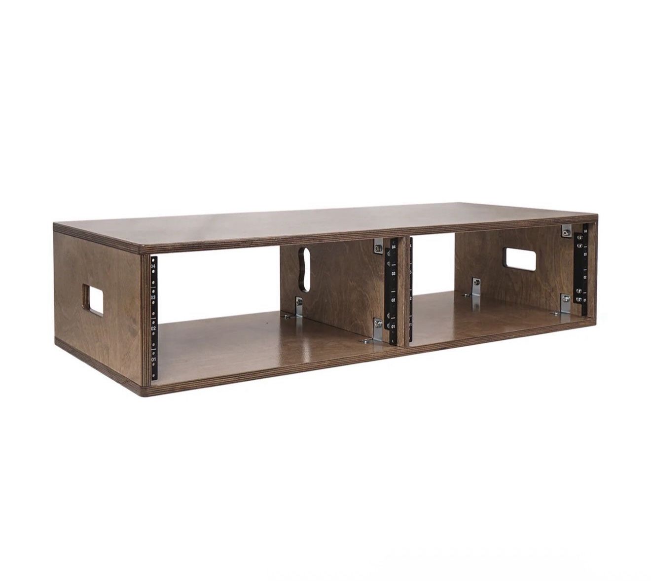 2 X 4U (4-SPACE) DOUBLE BAY STUDIO EQUIPMENT RACK