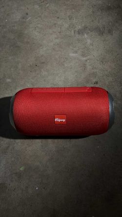 Red Bluetooth speaker