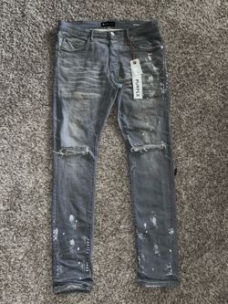 Purple jeans