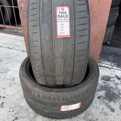 (2) used 315 30 22 Michelin