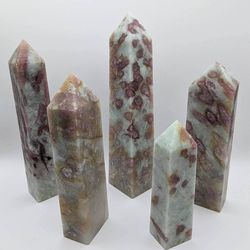 Pink Amethyst Crystal Towers