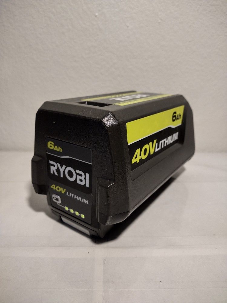 Brand New New Genuine Ryobi 40V Lithium-Ion 6Ah Battery ~ 0P40605VNM