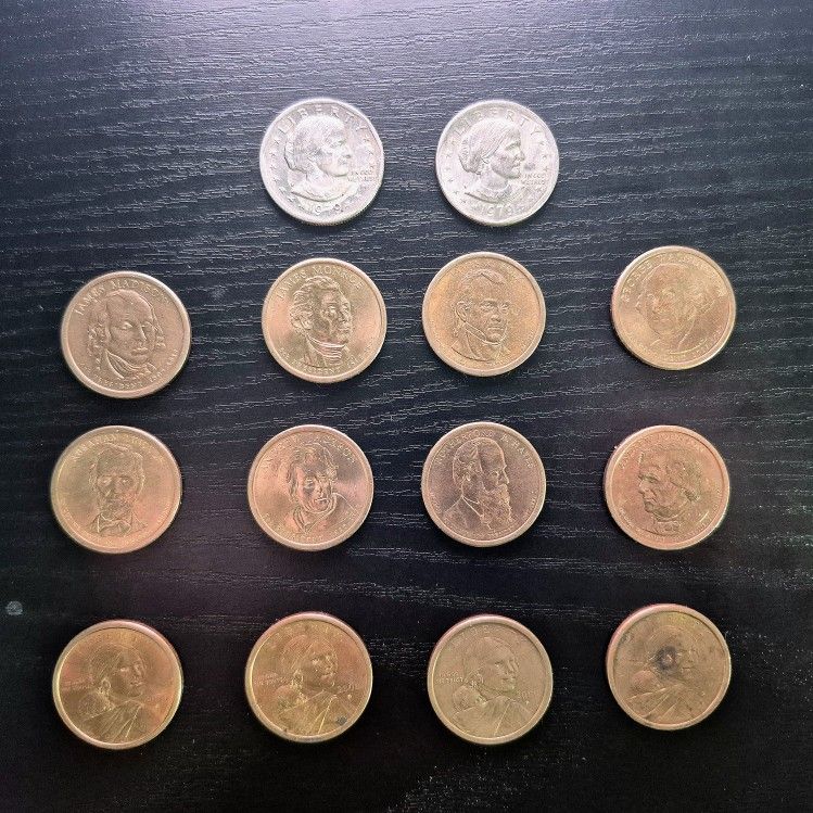 14 Dollar Coin Lot