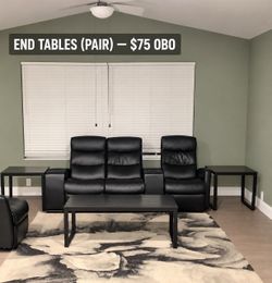Two Matching End Tables — $60 OBO