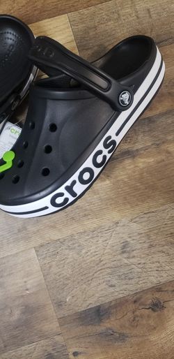 Blk Crocs Size 8