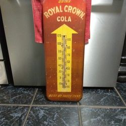 Royal Crown Cola Vintage Sign/Thermometer 
