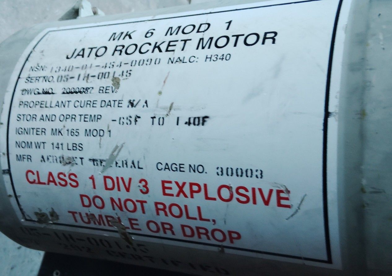 Mk 6 Mod 1 (Jato Rocket Motor)