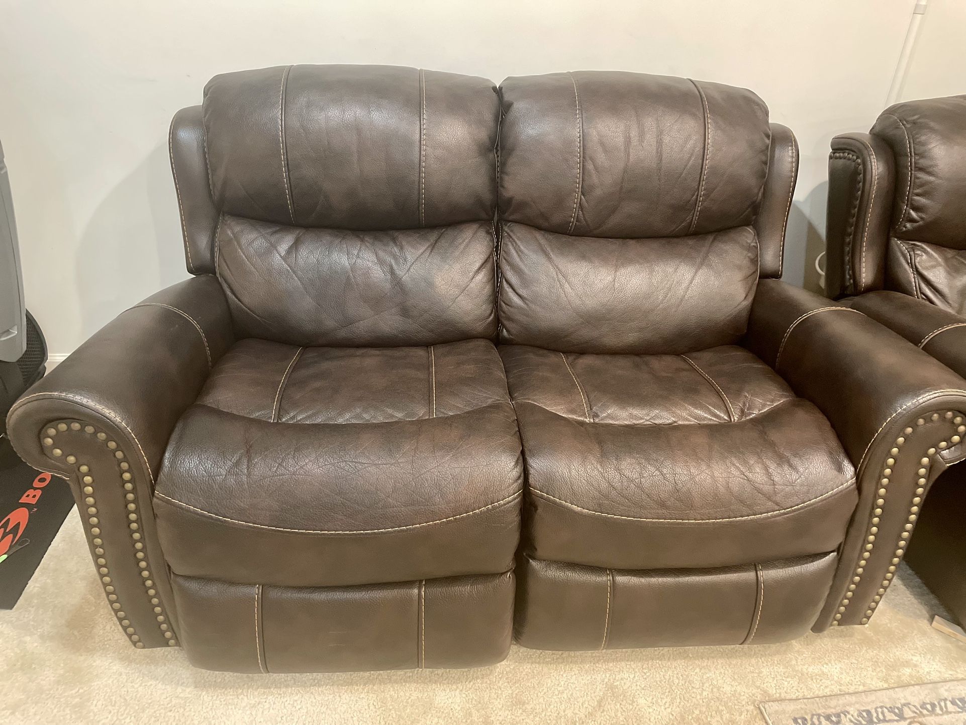 Bobs Lannister Dual power Reclining Sofa With Love Seat