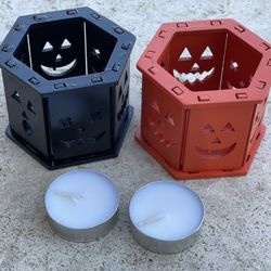 Halloween candleholder With Candles 50% off