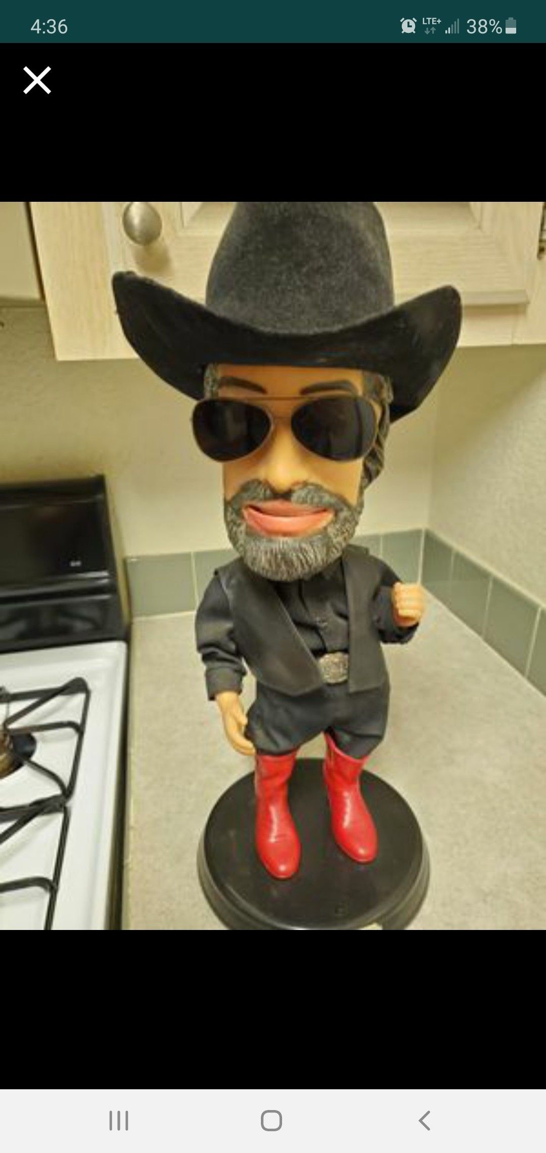 Hank Williams Bocephus Collector's Edition Animated Figure Pop