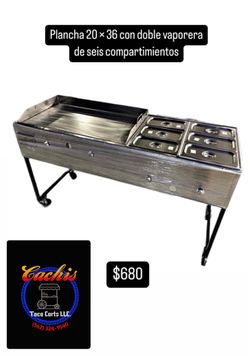 24x65 taco carts/ parillas nuevas/ Taquiuzas grills