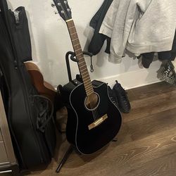 Fender cd-60sce dreadnought black