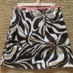 Lilly Pulitzer Sequin Skirt Size 6