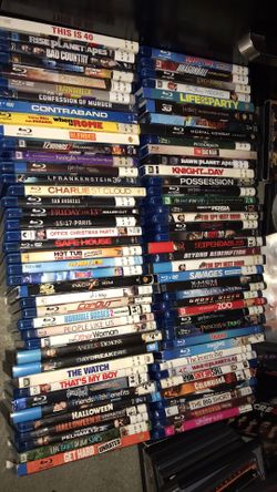 87 blue ray movies need to be gone today ASAP