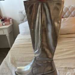 Woman Platform Heel Knee High Boots