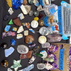 Crystals ,Agates, and geodes