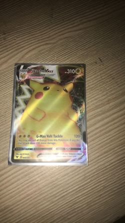 Pikachu V MAX gigamax
