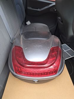 Motorcycle helmet box