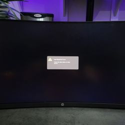 Hp 27inch Curved Monitor