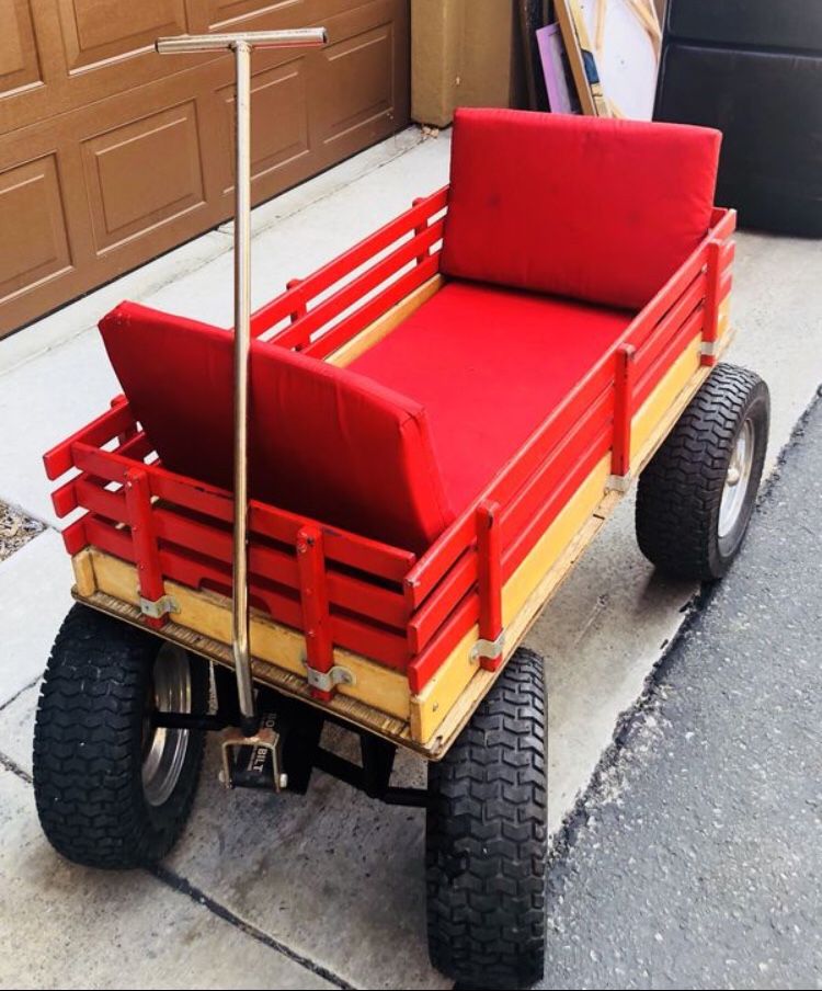 Bobbybilt Made in Malibu off road Wagon heavy duty great for kids all terrain wheels