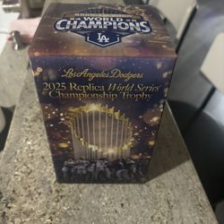 Dodgers 2025 World Series Replica Trophy 