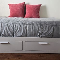 Ikea BRIMNES Daybed Frame With 2 Drawers