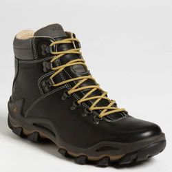 Ecco Terra VG Sella Mid Cut black Leather Lace Up Boots US 12 / EU 46