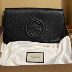 Gucci Soho Leather Shoulder Bag 