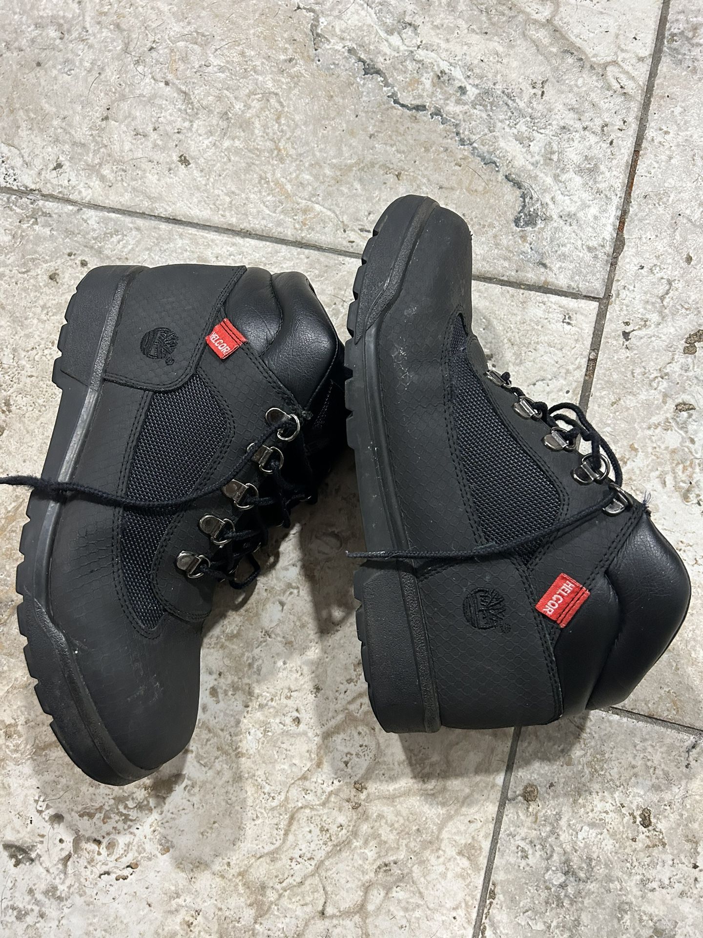 Black timberland men Field Boots