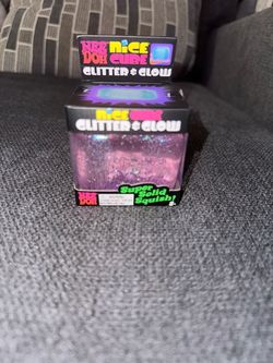 Nee Doh Nice Cube Glitter & Glow Stress Toy