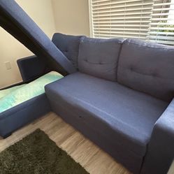 Modern Sectional Sleeper W/ Storage 