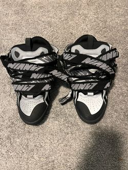 Lanvin curb sneakers grey black