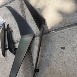 Dodge Charger Front Bumper Canards 4 Piece