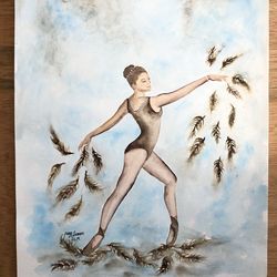 Original watercolor painting 11”x14”handmade new