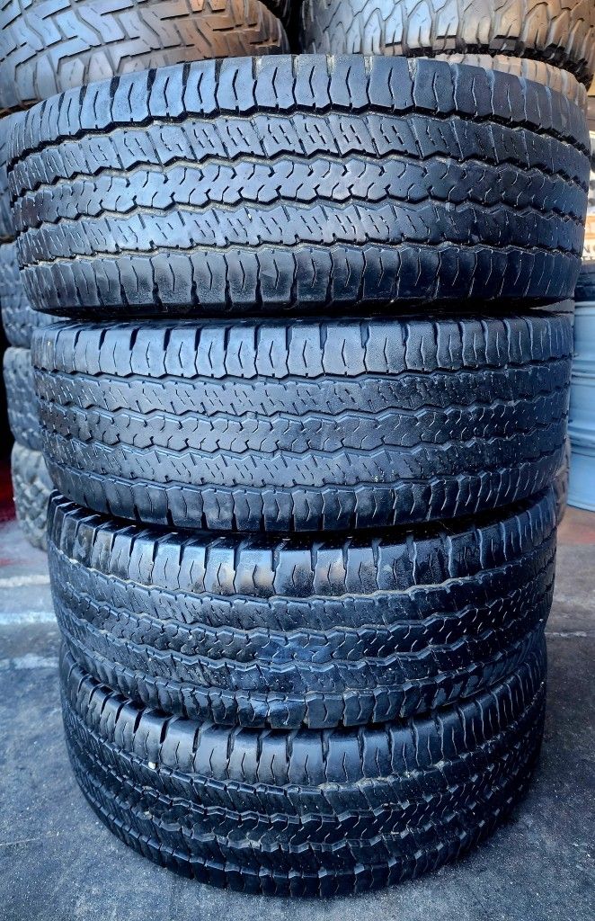 4 USED TIRES CONTINENTAL LT 225/75/16