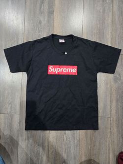 Supreme Box Logo Style Black T-Shirt Men's Medium Streetwear