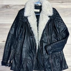 Urbancode Real Leather Jacket Size UK8/US4