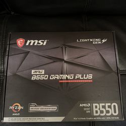 MSI MPG B550 Gaming Plus Gaming Motherboard (AMD Ryzen 5000, AM4, DDR4