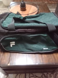 Fila Tech Duffel Bag Black and Green