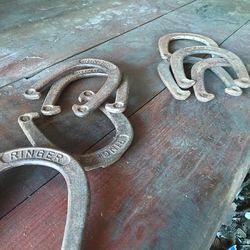 Vintage horseshoes