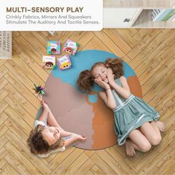 “New”Premium Cushioned Kids Playmat(24” X 24”)retail$35