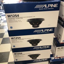 Alpine 12 Inch Subwoofer On Sale Today For 79.99