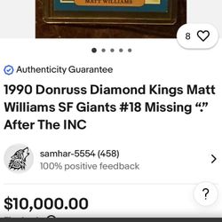 Diamond King Card Matt Willams