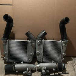 GT-R R35 Intercooler BOV Connection Pipe & Intercooler Left & Right