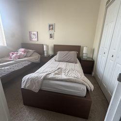 Twin Beds (mattresses Not Included)