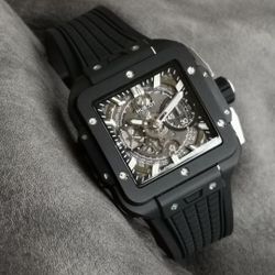 Hublot Square Bang Unico Black Ceramic Watch