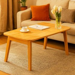 Modern Minimalist Wooden Coffee Table – Brand New in box
