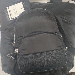 handbag and backpack set